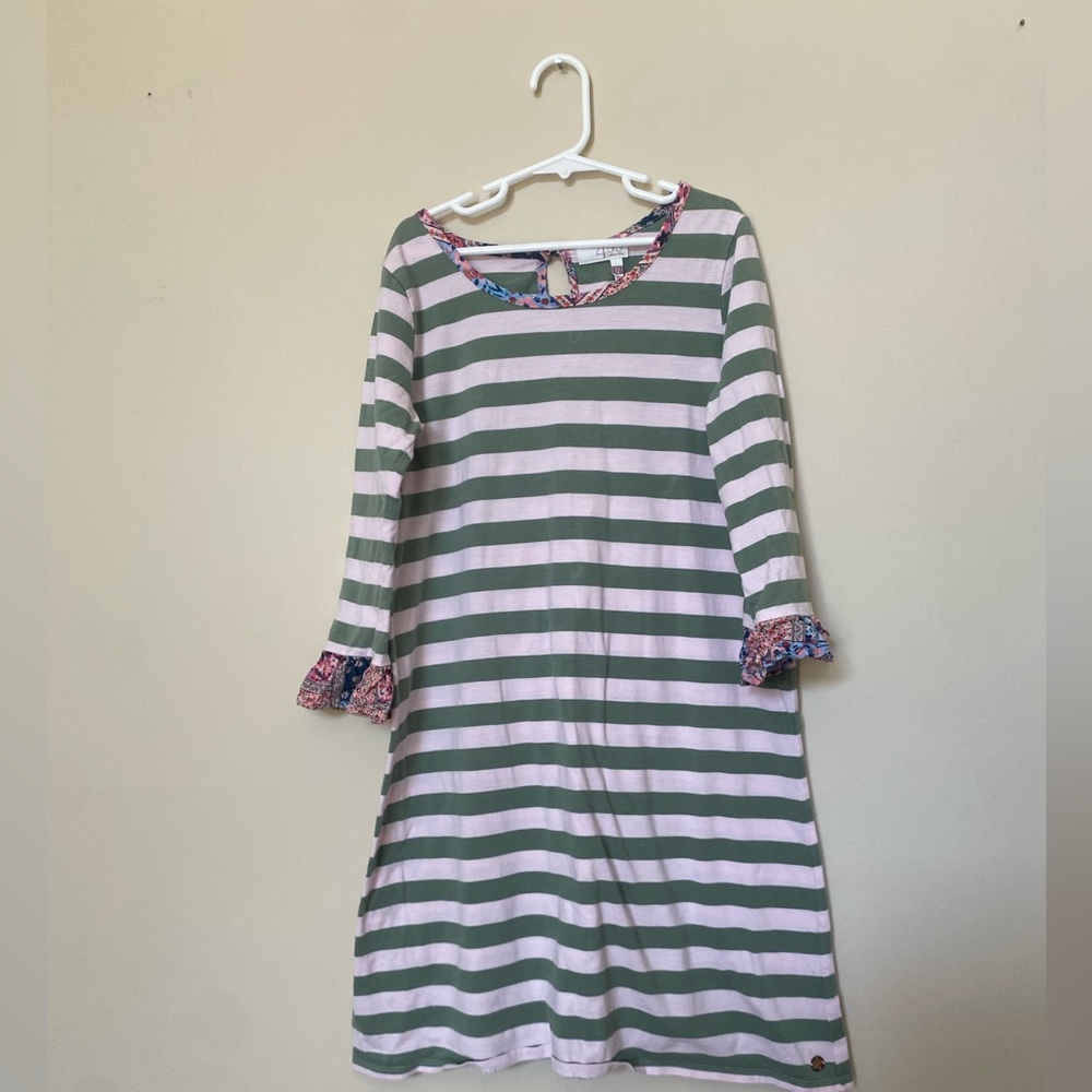 Matilda Jane 435 Joanna Gaines- striped dress